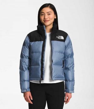 Blue Women's The North Face 1996 Retro Nuptse Puffer Jacket | DUBLIN HSIQ