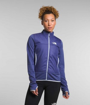 Blue Women's The North Face Winter Warm Pro Fleece Jacket | DUBLIN JIYD