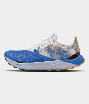 Blue / White Men's The North Face Summit Series VECTIV Sky Trail Running Shoes | DUBLIN RDGB