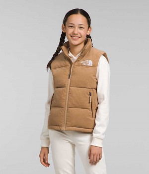 Brown Girls'' The North Face 1996 Retro Nuptse Vest | DUBLIN KPTJ