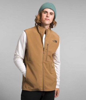 Brown Men's The North Face Apex Bionic 3 Vest | IRELAND HBDO