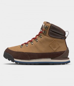 Brown Men's The North Face Back-To-Berkeley IV Leather Waterproof Winter Boots | DUBLIN WPHM