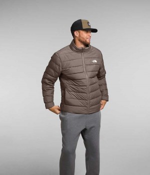 Brown Men's The North Face Big Aconcagua 3 Puffer Jacket | IRELAND KRVD