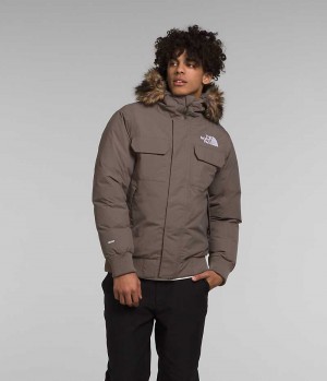 Brown Men's The North Face McMurdo Bomber Jacket | IRELAND BSZF