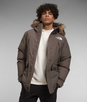 Brown Men's The North Face McMurdo Coat | DUBLIN UPFH