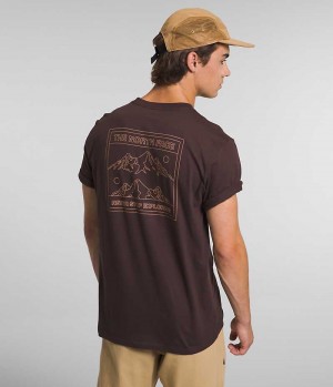 Brown Men's The North Face Short Sleeve Solo T-Shirt | DUBLIN OFCD