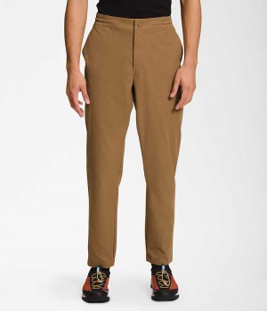 Brown Men's The North Face Standard Tapered Pants | DUBLIN NPEO