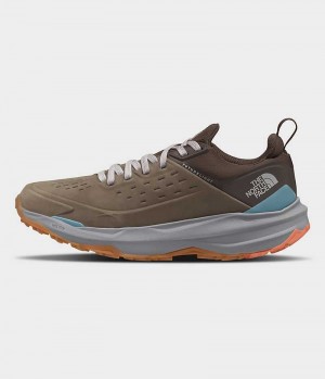 Brown Women's The North Face VECTIV Exploris 2 FUTURELIGHT™ Leather Shoes Hiking Shoes | IRELAND JUEL