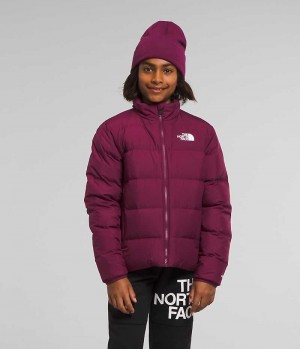 Burgundy Boys' The North Face Reversible North Puffer Jacket | DUBLIN DTQP