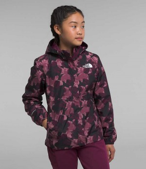 Burgundy Girls'' The North Face Antora Rain Jacket | DUBLIN SHNR