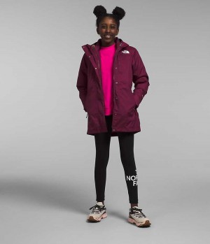 Burgundy Girls'' The North Face North Triclimate® Puffer Jacket | DUBLIN NTMP