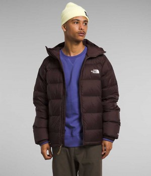 Burgundy Men's The North Face Hydrenalite™ Hoodie Puffer Jacket | IRELAND VLUP