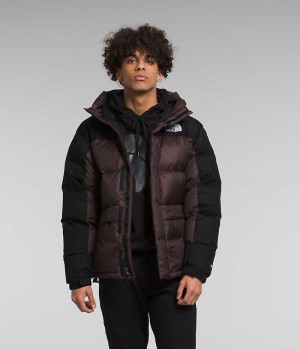 Burgundy / Black Men's The North Face HMLYN Down Coat | DUBLIN XHFJ