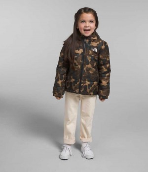 Camo Girls'' The North Face Reversible Mt Chimbo Full-Zip Hooded Fleece Jacket | IRELAND RNJS