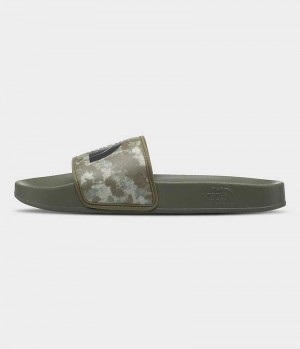 Camo Men's The North Face Base Camp III Slides | IRELAND WHFJ