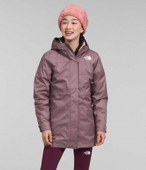 Fuchsia Girls'' The North Face North Triclimate® Puffer Jacket | DUBLIN XAOI