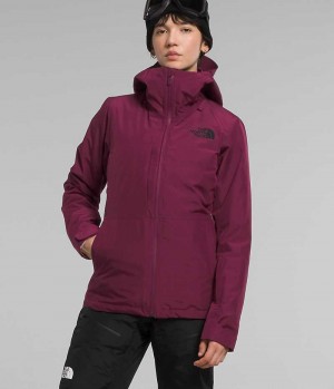 Fuchsia Women's The North Face ThermoBall™ Eco Snow Triclimate® Insulated Jacket | IRELAND BCYN