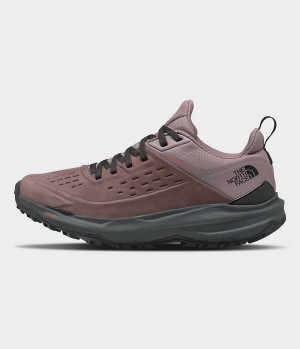 Fuchsia Women's The North Face VECTIV Exploris 2 FUTURELIGHT™ Leather Hiking Shoes | IRELAND FYZD