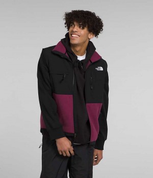 Fuchsia / Black Men's The North Face Denali Vest | DUBLIN ASMJ