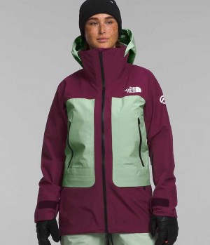 Fuchsia / Mint Women's The North Face Summit Series Verbier GTX Insulated Jacket | DUBLIN AQPG