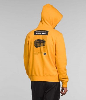 Gold Men's The North Face Brand Proud Hoodie | DUBLIN YAON