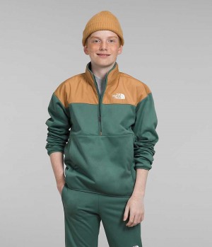 Green Boys' The North Face Winter Warm ½-Zip Pullover | IRELAND JMOZ