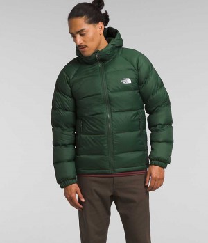 Green Men's The North Face Hydrenalite™ Hoodie Puffer Jacket | IRELAND ASLX