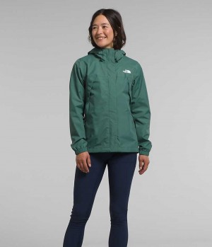 Green Women's The North Face Antora Rain Jacket | DUBLIN WINK