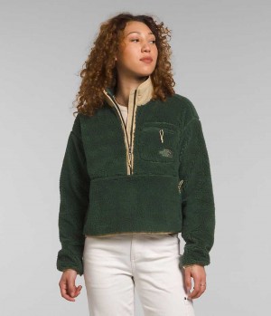 Green Women's The North Face Extreme Pile Pullover | IRELAND EYOU