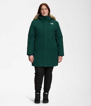 Green Women's The North Face Plus Arctic Coat | DUBLIN LMVG