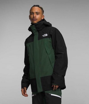 Green / Black Men's The North Face Clement Triclimate® Insulated Jacket | IRELAND MLAF