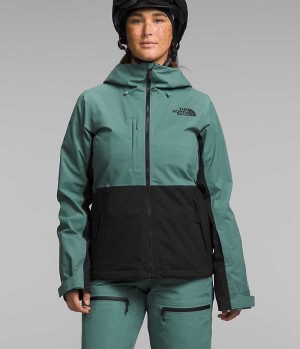 Green / Black Women's The North Face Freedom Stretch Insulated Jacket | DUBLIN GQNZ