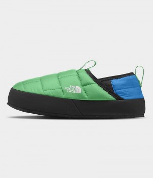 Green / Blue Boys' The North Face ThermoBall™ Traction II Mules | DUBLIN ENFU