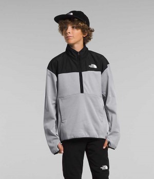 Grey Boys' The North Face Winter Warm ½-Zip Pullover | DUBLIN ORBA