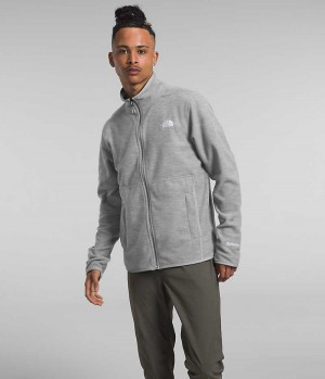 Grey Men's The North Face Alpine Polartec® 100 Fleece Jacket | DUBLIN PVEH