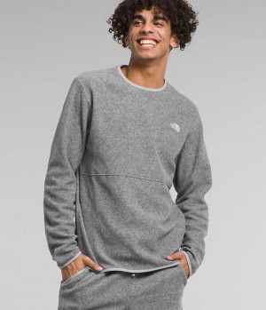 Grey Men's The North Face Alpine Polartec® 100 Crew Pullover | DUBLIN VCQD