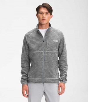 Grey Men's The North Face Canyonlands Full-Zip Fleece Jacket | IRELAND GSRL