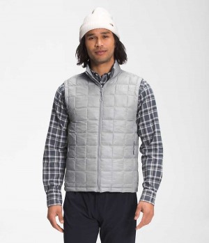 Grey Men's The North Face ThermoBall™ Eco 2.0 Down Vest | IRELAND GVLC