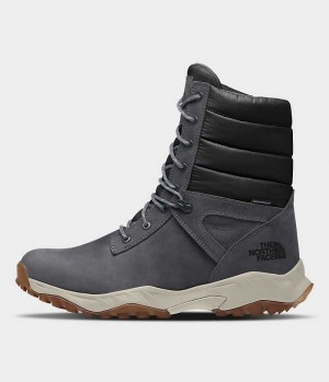 Grey Men's The North Face ThermoBall™ Zip-Up Winter Boots | IRELAND IECZ