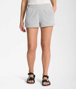 Grey Women's The North Face Half Dome Fleece Shorts | IRELAND WEIO