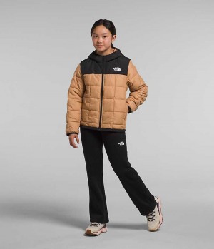 Khaki Girls'' The North Face Lhotse Puffer Jacket | DUBLIN QWST