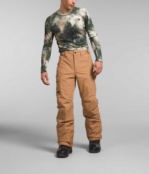 Khaki Men's The North Face Freedom Insulated Pants | DUBLIN GUJI