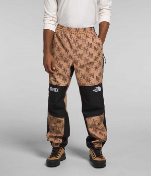 Khaki / Black Men's The North Face GTX Mountain Rain Pants | DUBLIN LOTM