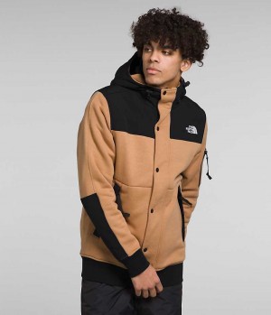 Khaki / Black Men's The North Face Highrail Fleece Jacket | IRELAND JYMF