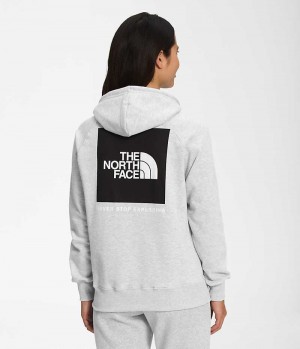 Light Grey Women's The North Face Box NSE Pullover Hoodie | IRELAND GNWU