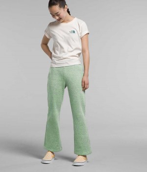 Mint Girls'' The North Face Cozy Dream Fleece Wide Leg Fleece Pants | DUBLIN KZEW