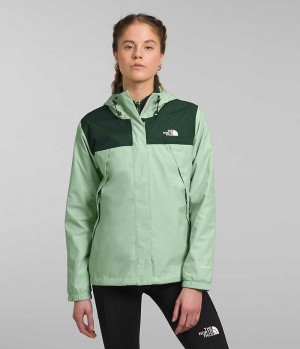 Mint Women's The North Face Antora Triclimate® Rain Jacket | IRELAND GQXO