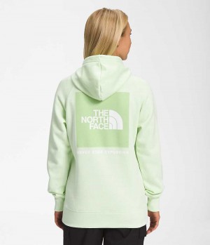 Mint Women's The North Face Box NSE Pullover Hoodie | DUBLIN HQPC