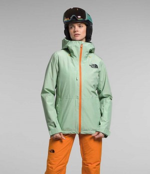 Mint Women's The North Face ThermoBall™ Eco Snow Triclimate® Insulated Jacket | DUBLIN HEVO