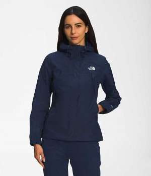 Navy Women's The North Face Antora Rain Jacket | IRELAND ZKJL